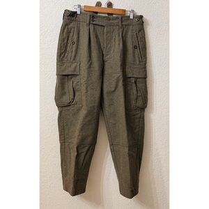 Vintage 60s Schilling OHG German Military Pants Wool 100% Army Field Cargo